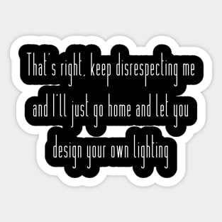 Design Your Own Lighting Sticker